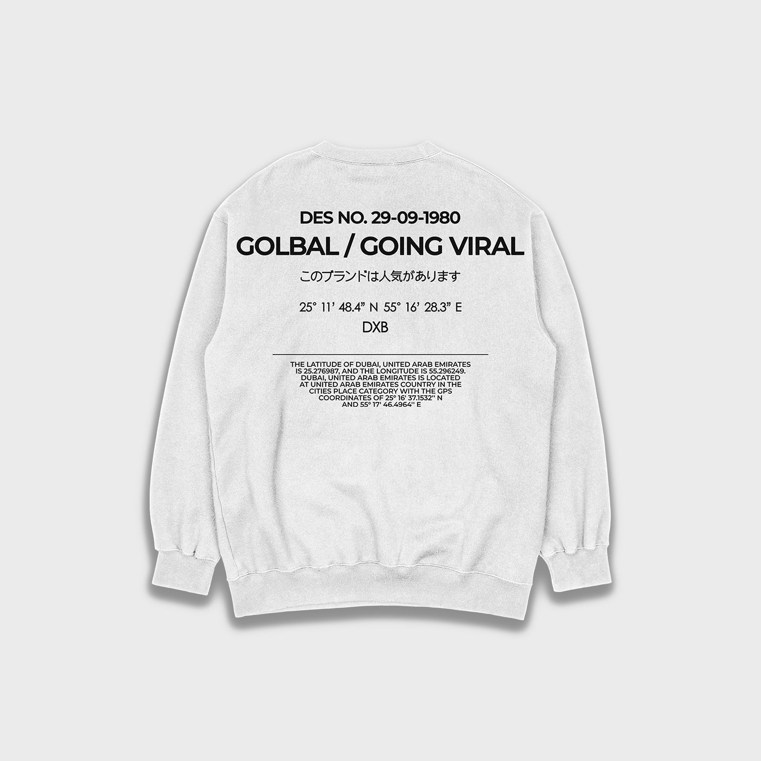Global - Loose Fit Heavyweight Sweatshirt