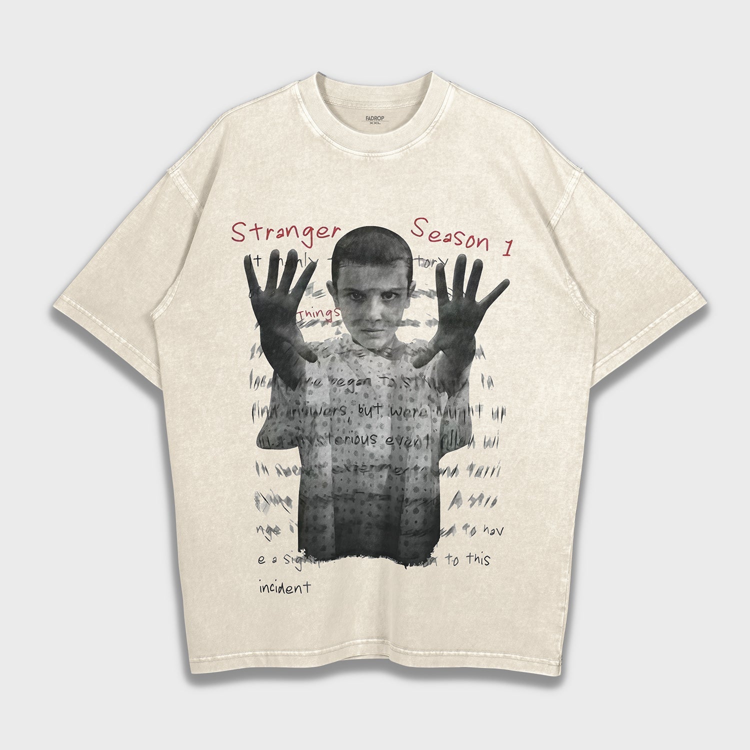 Stranger Things - Loose Fit Heavyweight T-Shirt