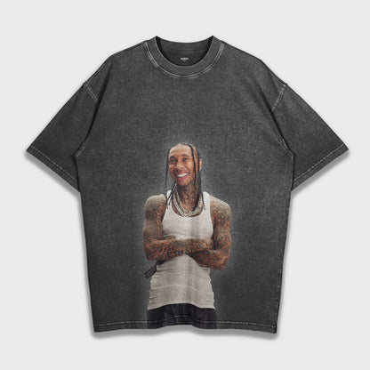 Tyga - Loose Fit Heavyweight T-Shirt