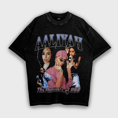 Aaliyah - Loose Fit Heavyweight T-Shirt