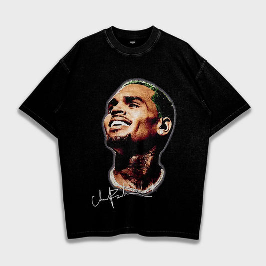 Chris Brown - Loose Fit Heavyweight T-Shirt