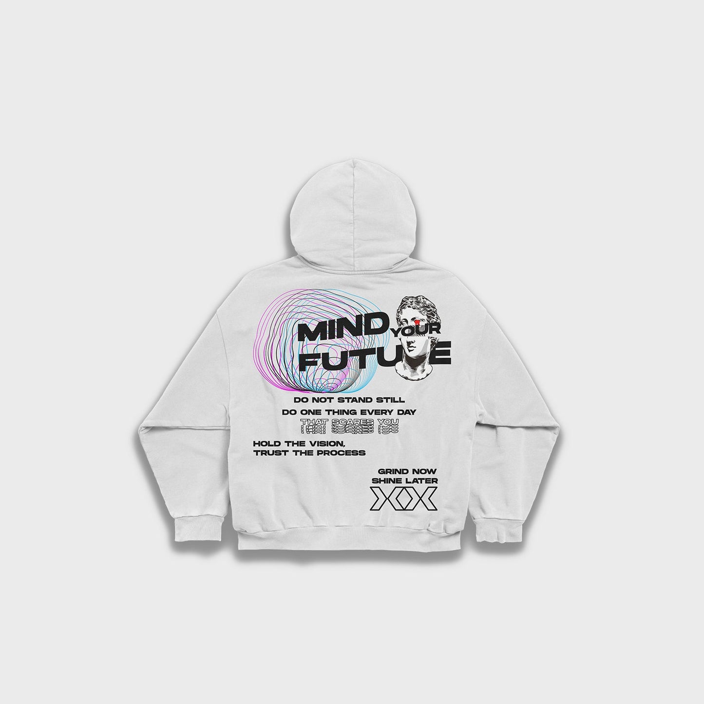 Mind your future - Loose Fit Heavyweight Hoodie