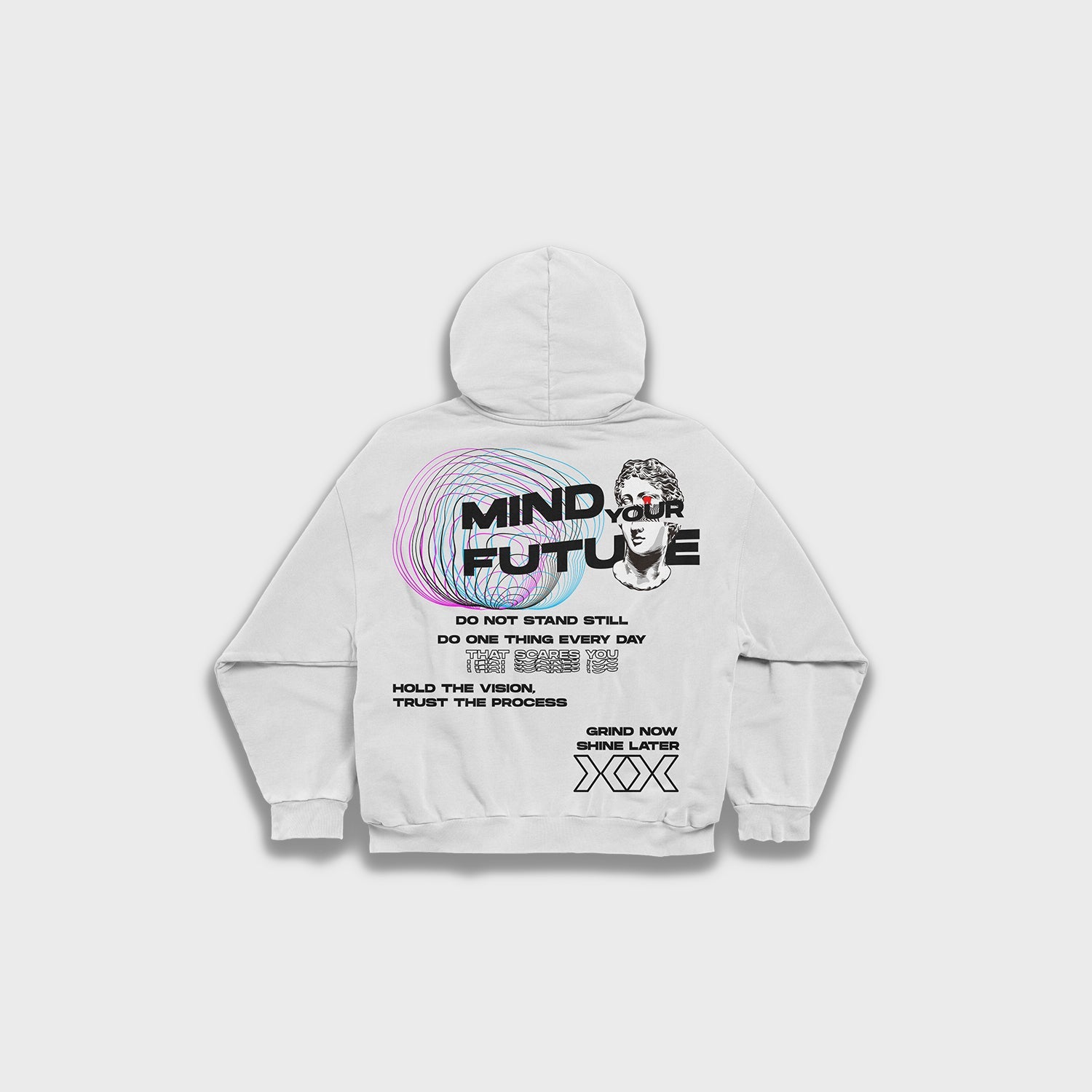 Mind your future - Loose Fit Heavyweight Hoodie