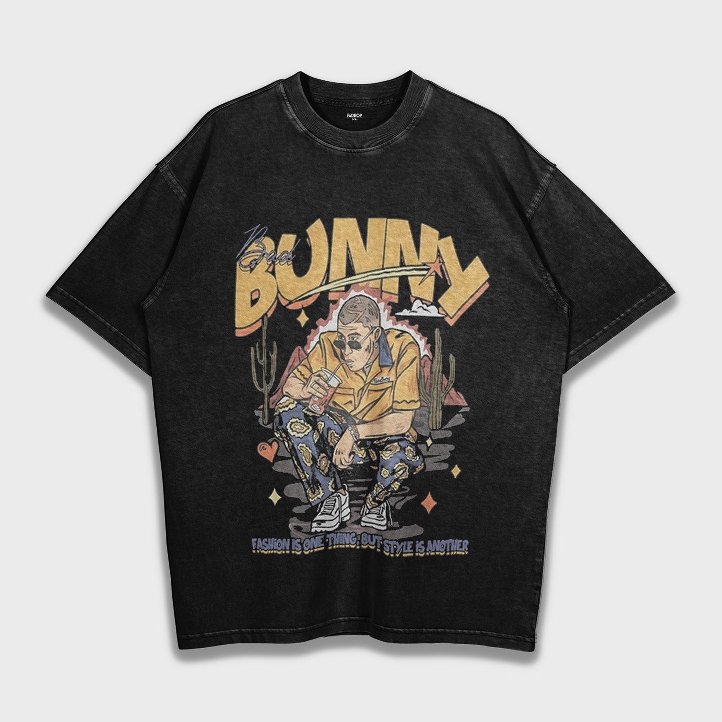 Bad Bunny - Loose Fit Heavyweight T-Shirt