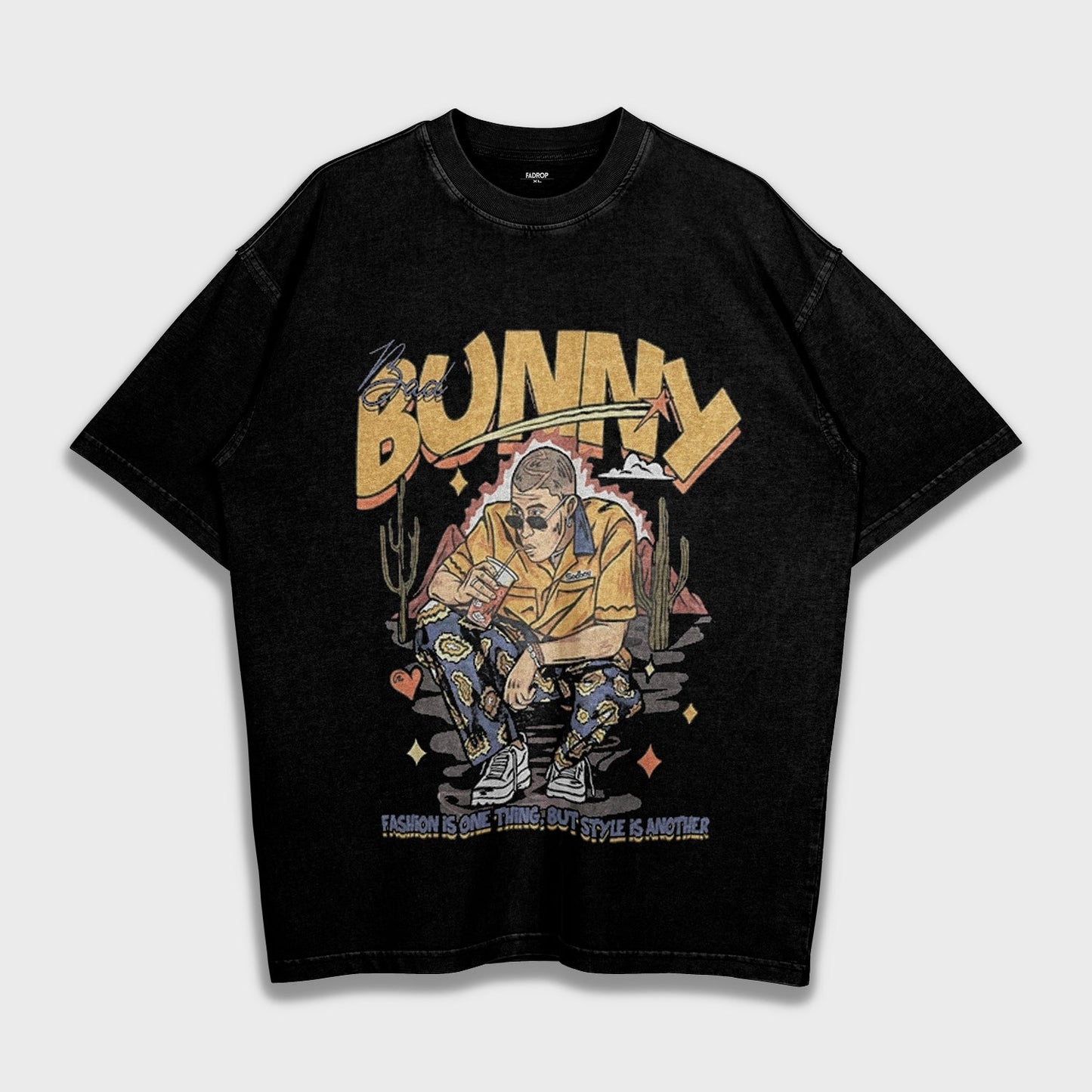 Bad Bunny - Loose Fit Heavyweight T-Shirt
