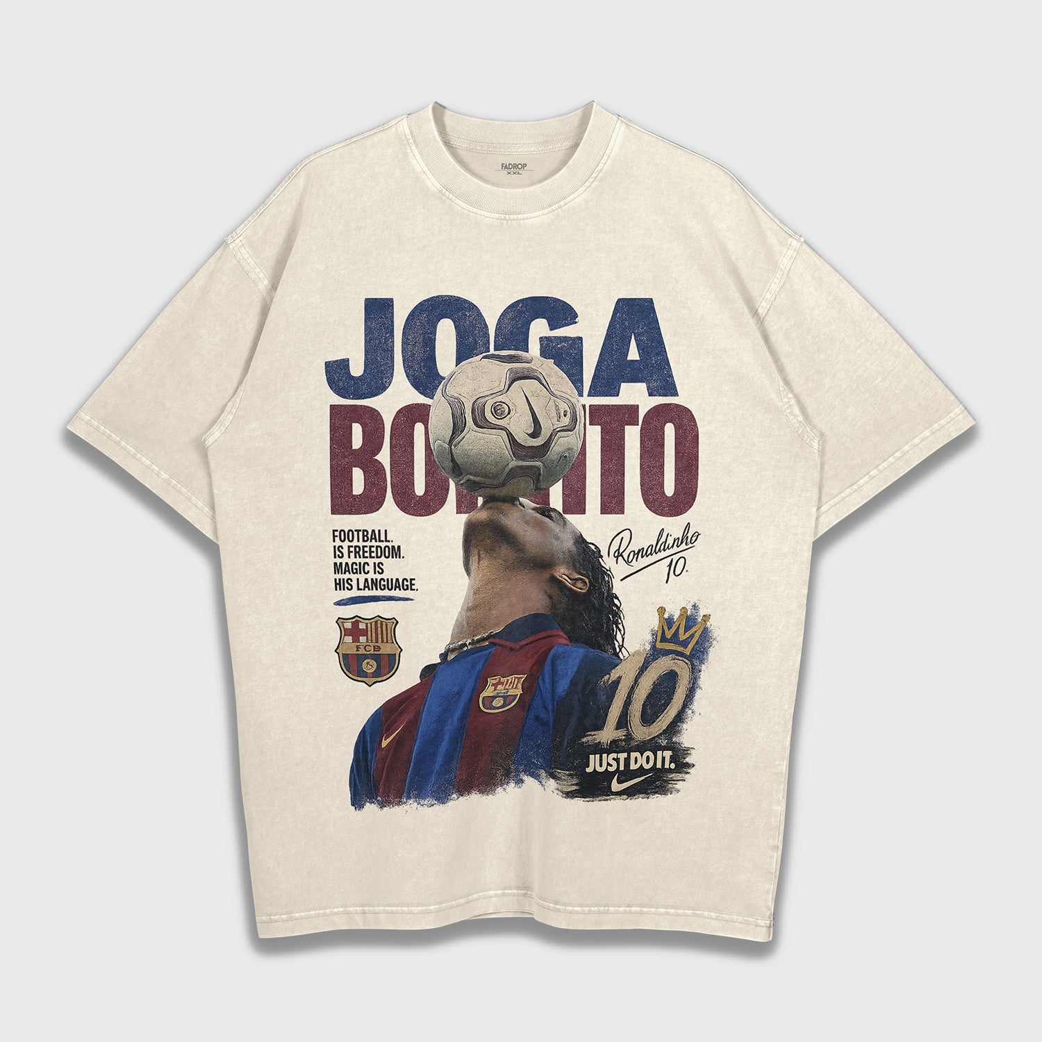 Ronaldinho Gaúcho - Loose Fit Heavyweight T-Shirt