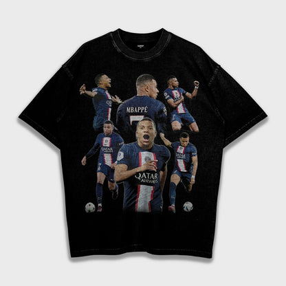 Kylian Mbappé - Loose Fit Heavyweight T-Shirt