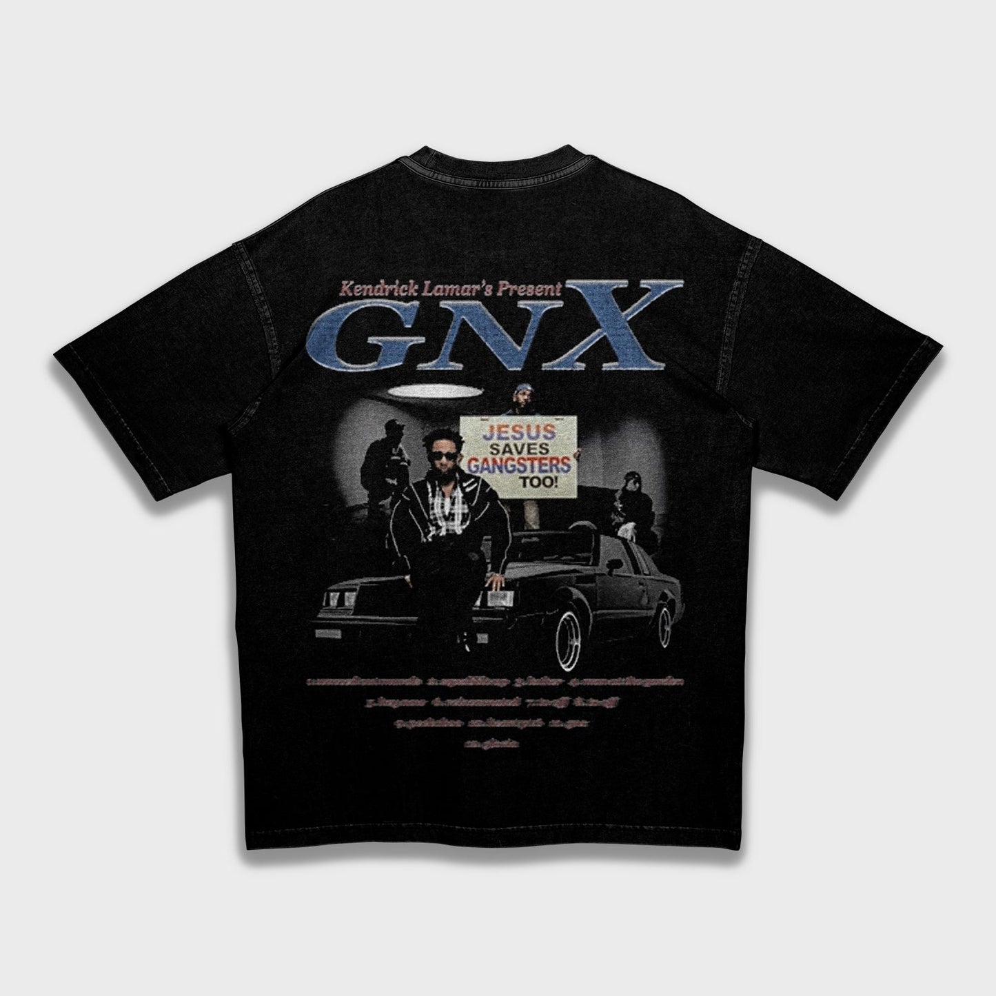 Kendrick Lamar GNX - Loose Fit Heavyweight T-Shirt