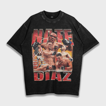 Nate Diaz - Loose Fit Heavyweight T-Shirt