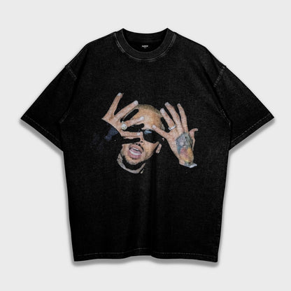 Chris Brown - Loose Fit Heavyweight T-Shirt