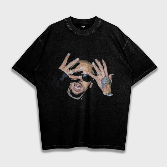 Chris Brown - Loose Fit Heavyweight T-Shirt