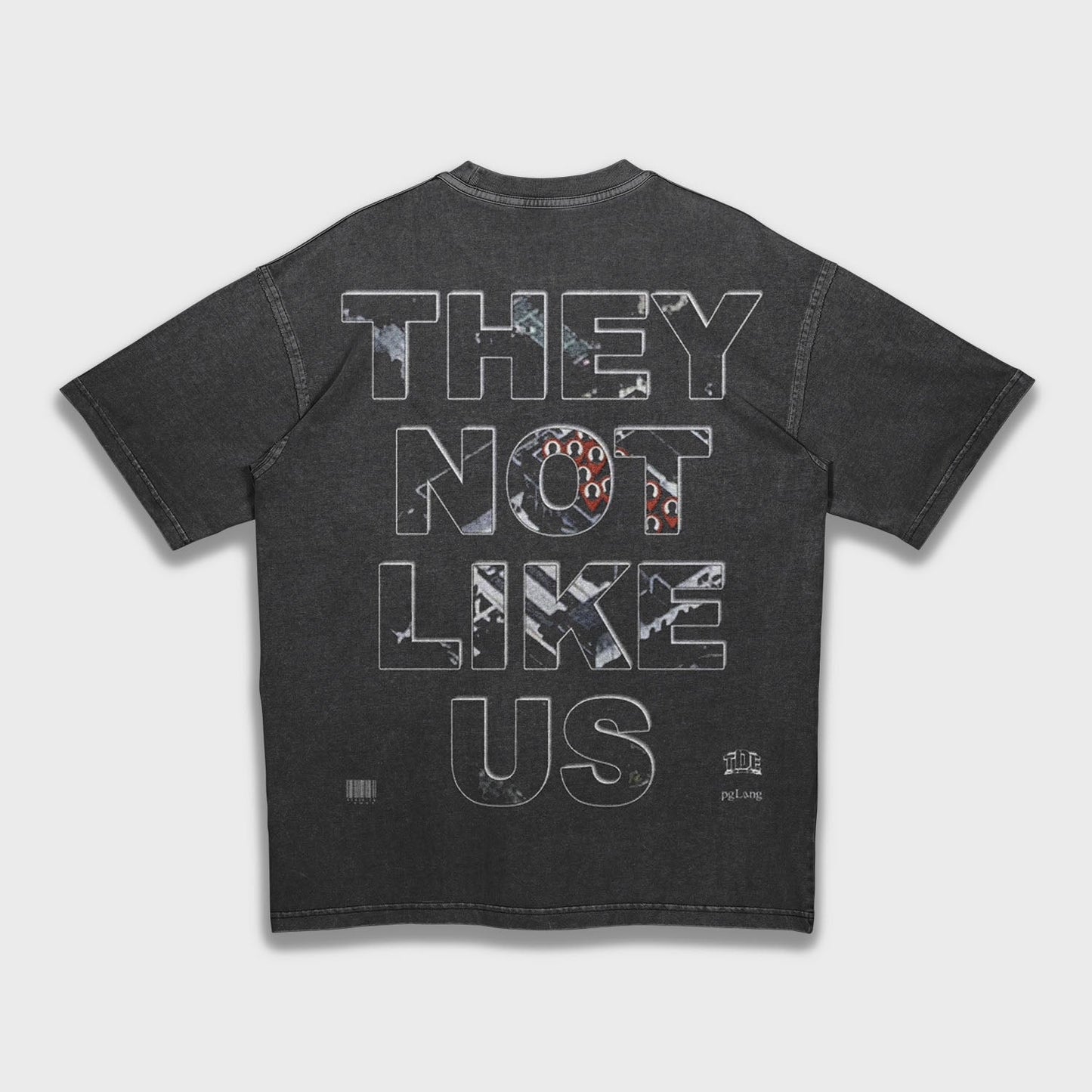 Kendrick Lamar NOT LIKE US - Loose Fit Heavyweight T-Shirt