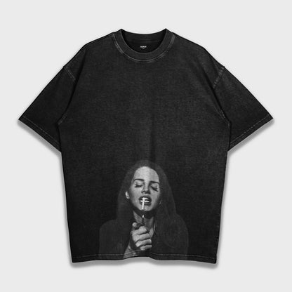 Lana Del Rey - Loose Fit Heavyweight T-Shirt