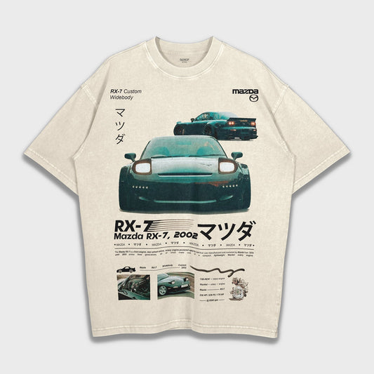Mazda RX7 - Loose Fit Heavyweight T-Shirt