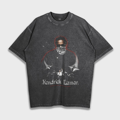 Kendrick Lamar NOT LIKE US - Loose Fit Heavyweight T-Shirt