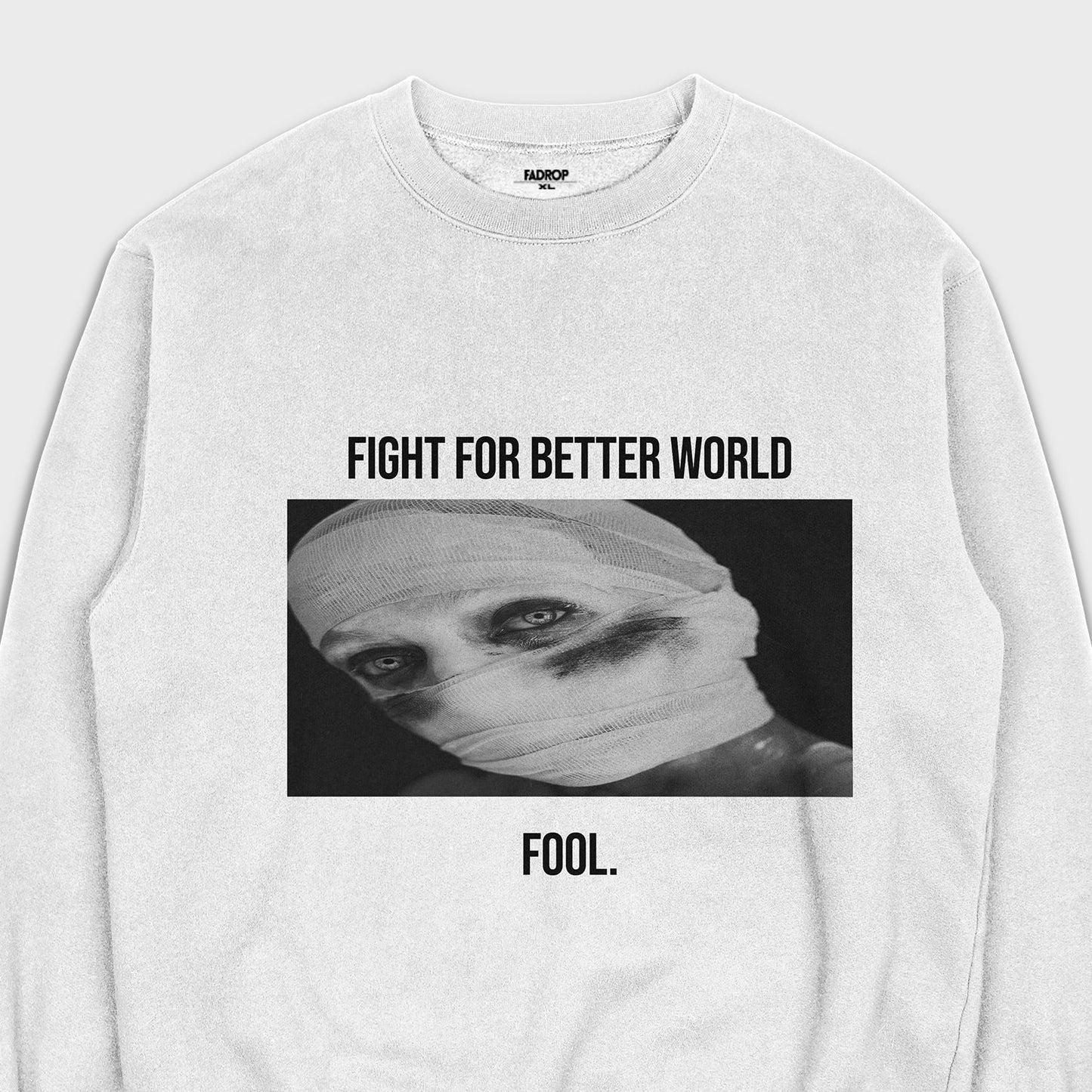 Fight for better world - Loose Fit Heavyweight Sweatshirt