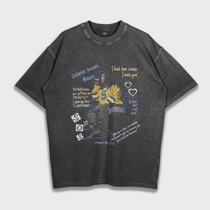 SZA - Loose Fit Heavyweight T-Shirt