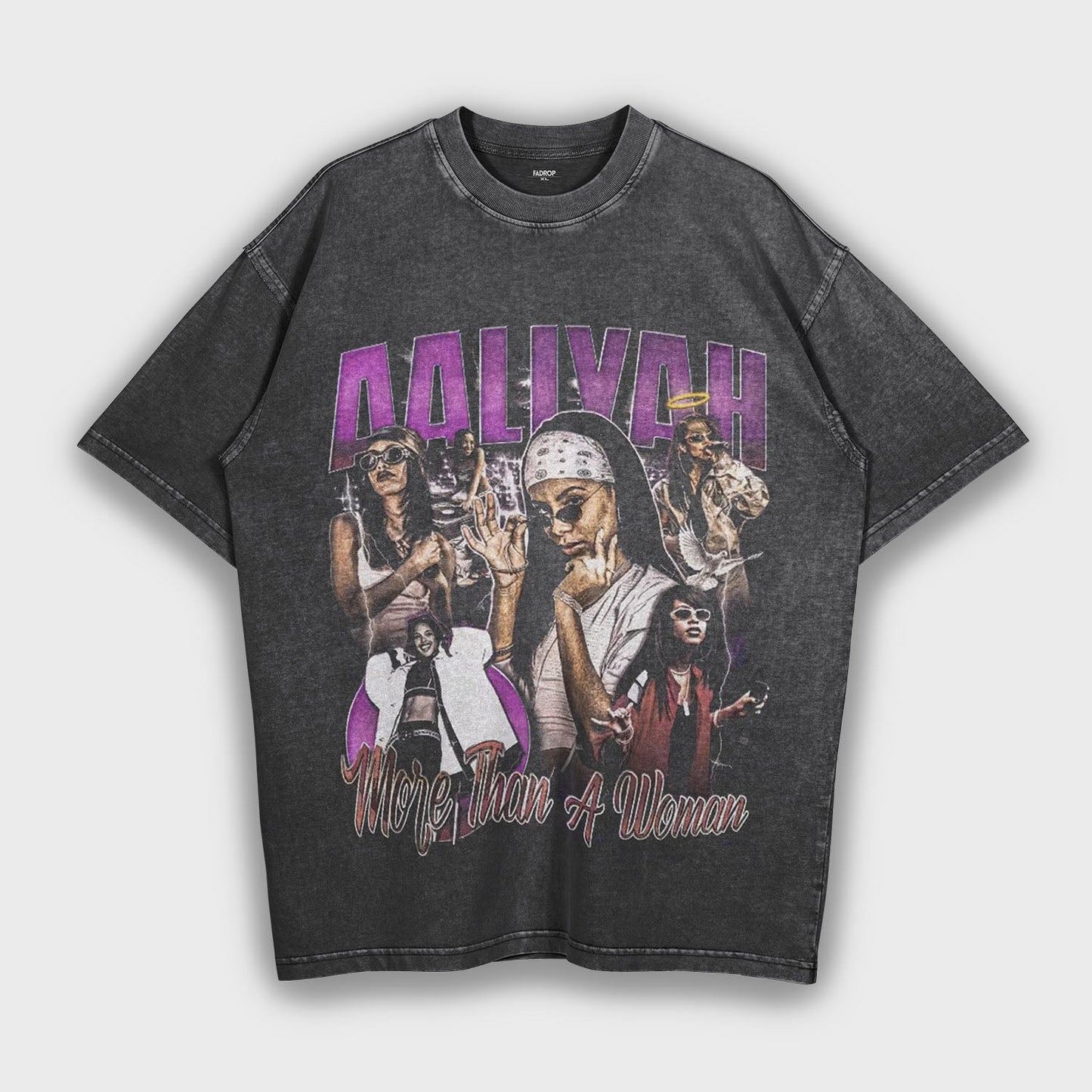 Aaliyah - Loose Fit Heavyweight T-Shirt