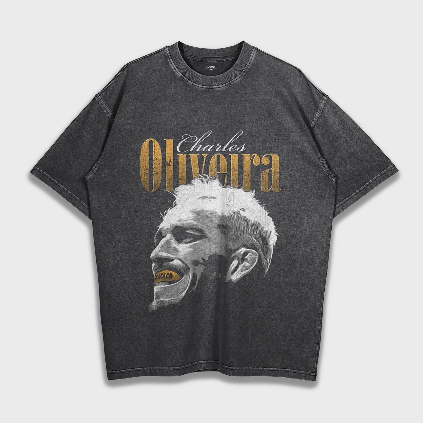 UFC Charles Oliveira - Loose Fit Heavyweight T-Shirt