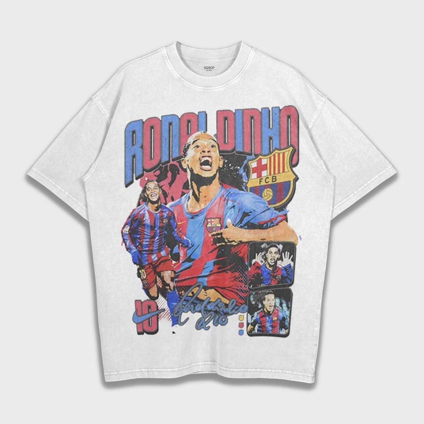 Ronaldinho - Loose Fit Heavyweight T-Shirt