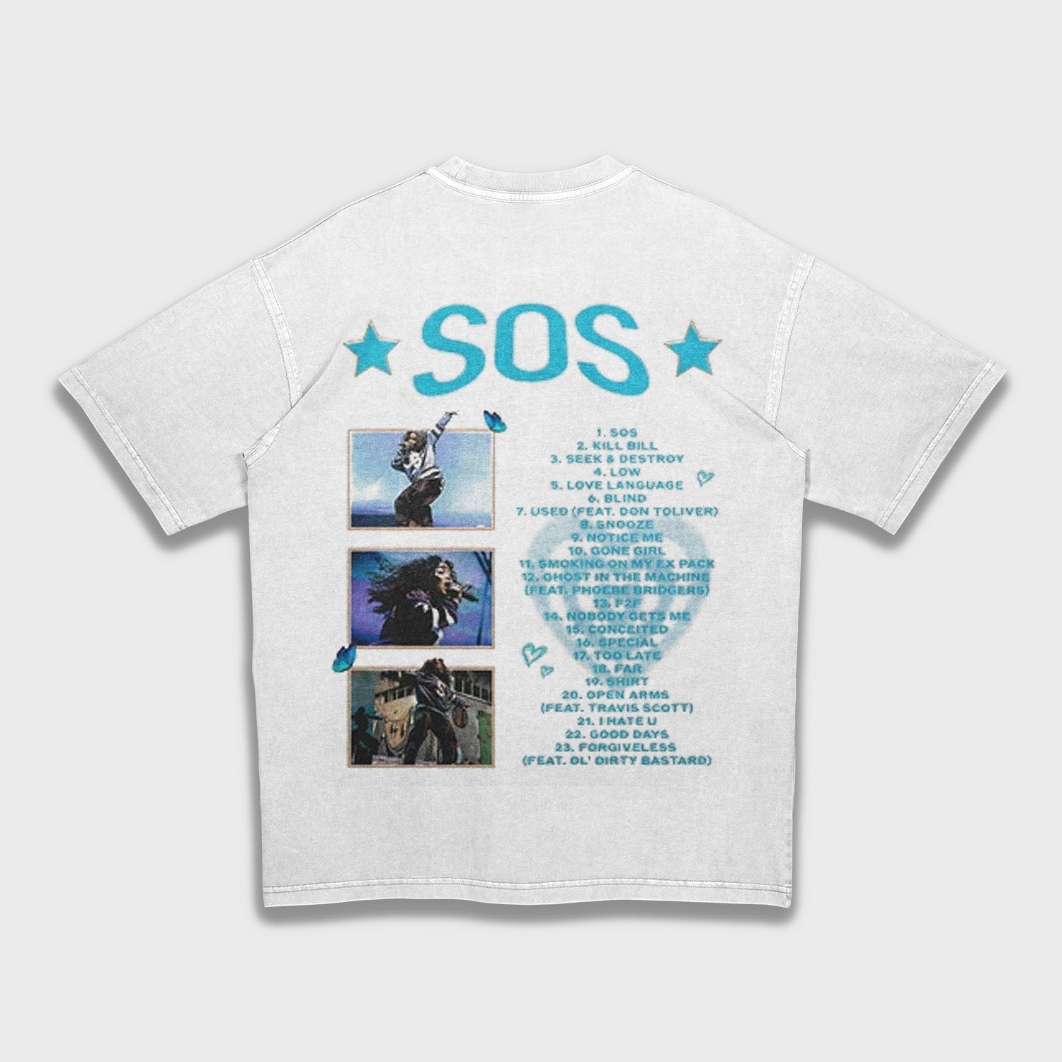 SZA - Loose Fit Heavyweight T-Shirt